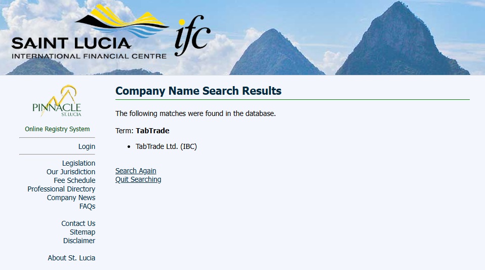 tabtrade ifc registration