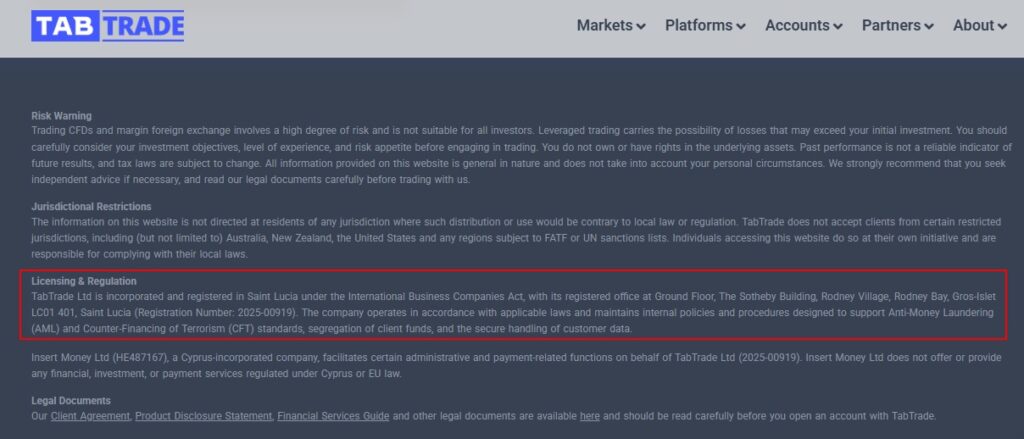 tabtrade registration